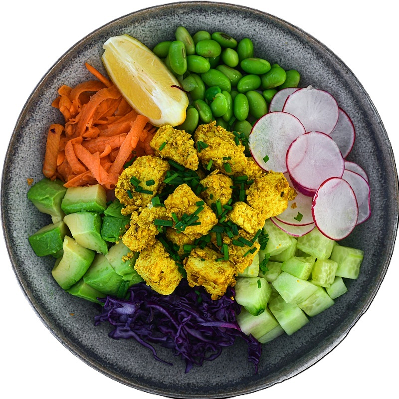 Veggie Tahini Poke Bowl