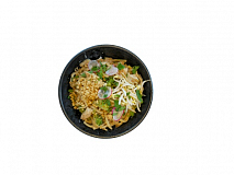 Chicken peanut noodles