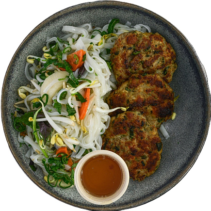 Bún chả tôm thịt
