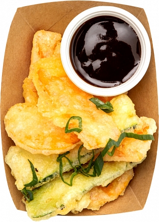 Crispy vegie tempura