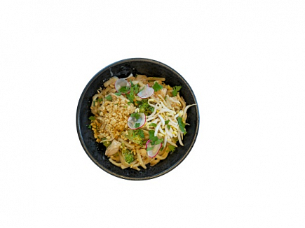 Chicken peanut noodles