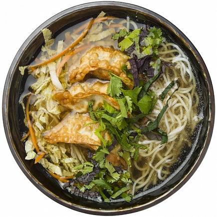 Chicken gyoza soup Chicken gyoza soup